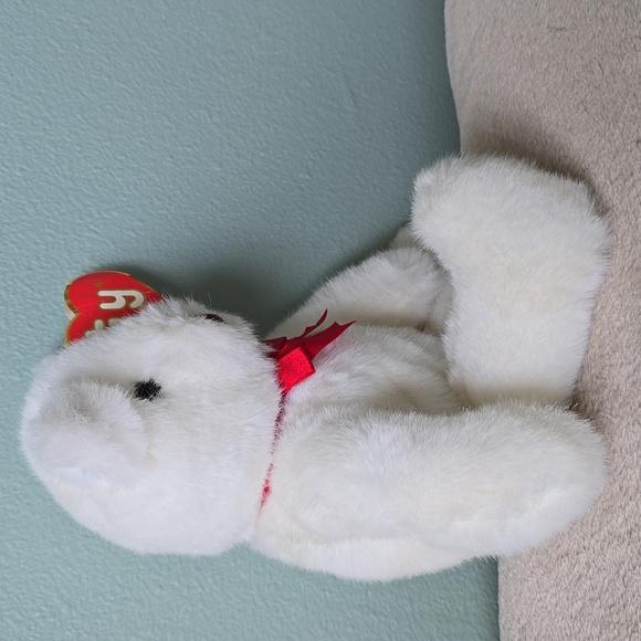Baby PJ White Teddy Bear 1992☆RARE☆ Old Ty Tag, Classic Ty Plush Collectible NWT - Picture 11 of 11